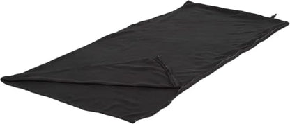 Stansport Fleece Sleeping Bag - Black (510-20), (32- X 75-Inch)