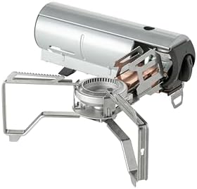 Snow Peak's Home & Camp Burner, Silver, GS-600SL-US, Designed in Japan, Lifetime Product Guarantee, Lightweight and Compact for Camping, Stable Base for Cooking, One Size