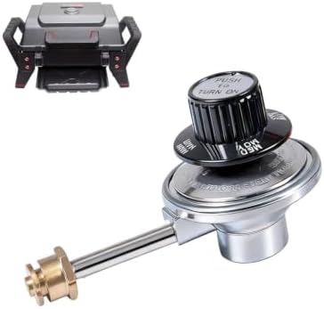 29102349 29103224A Regulator Control Valve Replacement fits Charbroil Grill2Go X200, Tru-Infrared 2012 Portable Gas Grill, Liquid Propane BBQ Regulator Adapter