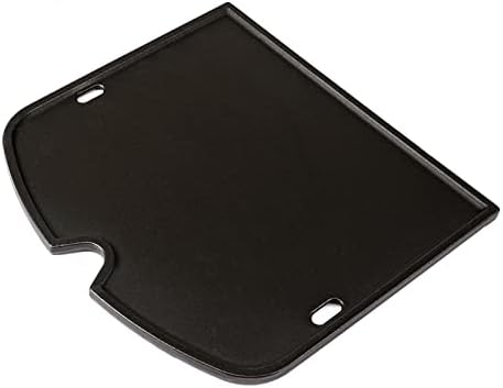 Hisencn 7034 Cast Iron Griddle for Weber Traveler Gas Grill