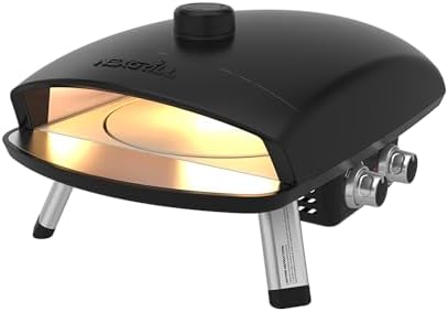 Nexgrill Tabletop Ora 12" Propane Gas Pizza Oven Cooker with Foldable Leg