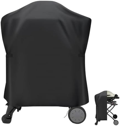 Electric Grill Cover for Weber Q1000/Q2000 Series Portable Grill on Cart