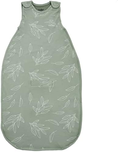 Woolino 4 Season Ultimate Baby Sleep Sack – Merino Wool Baby Sleeping Bag, Organic Cotton Outer, Temperature Regulating Wearable Blanket, All Season, 2 Months–2 Years - Sage