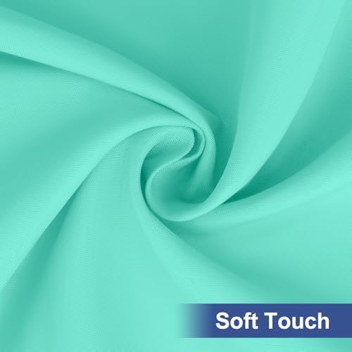 homing Rectangle Table Cloth Cover 8 Foot Aqua Elastic Fitted Tablecloth
