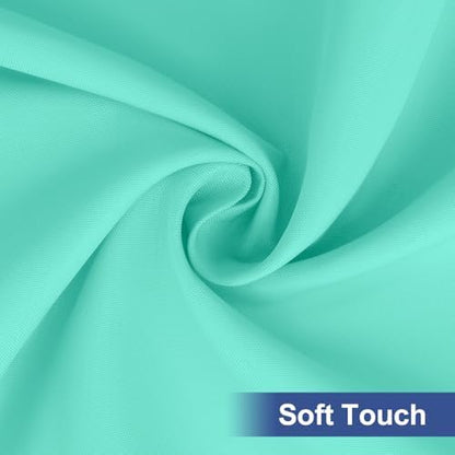 homing Rectangle Table Cloth Cover 8 Foot Aqua Elastic Fitted Tablecloth