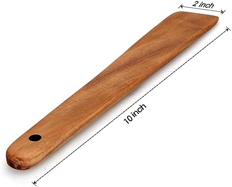 Wooden Spatula for Kitchen Utensil Spurtle Kitchen Tool Teak Wood Spatula