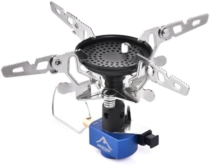 Widesea Backpacking Stove 3300W Camping Stove Portable Gas Burner with Iginitor Mini Ultralight Hiking Gear Outdoor Equipment