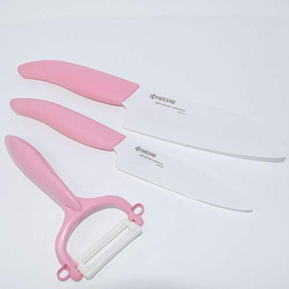 Kyocera Advanced Ceramic Horizontal Y Peeler, Pink