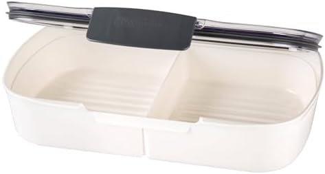 ProKeeper Split Deli Food Storage Container, Air-Tight Seal, 11.75 Inches