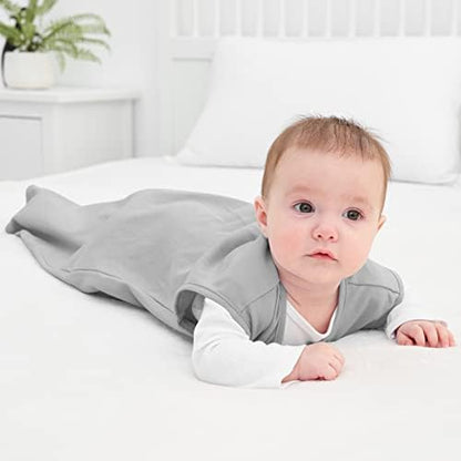 Yoofoss Baby Sleep Sack 12-18 Month 0.5TOG 100% Organic Cotton 2-Way Zipper
