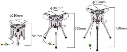 One-piece Camping Gas Stove High Power Portable Foldable Burner Camping Picnic Windproof Stove Backpaking Camp Cooker BRS-69