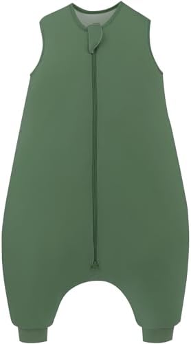 PurComfy Bamboo Viscose Toddler Sleep Sack with Feet, 12-18-24-2t-4t-5t