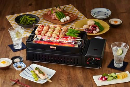 Iwatani Hibachi Butane Stove - Portable Mini BBQ Grill