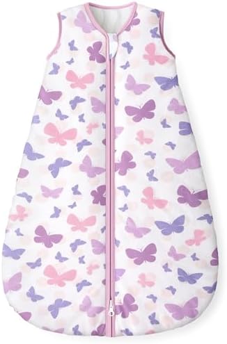 Yoofoss Baby Sleep Sack 18-24 Month 1.5TOG 100% Organic Cotton 2-Way Zipper