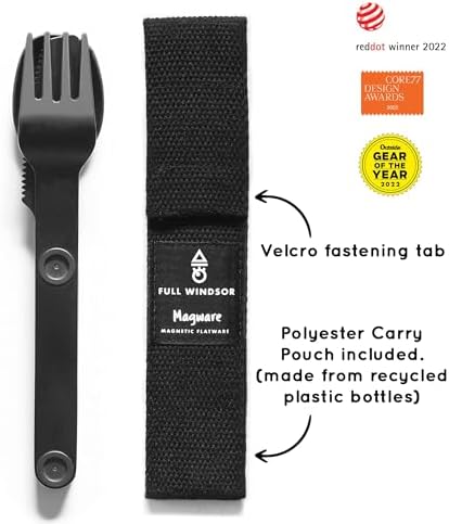 FULL WiNDSOR - MAGWARE Magnetic Travel Camping Cutlery Utensils Set