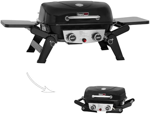 Royal Gourmet GT2005 2-Burner Portable Propane Gas Grill, Black