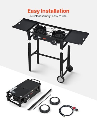 VEVOR Outdoor Propane Gas Stove, Propane LPG Gas Camping Stove,
