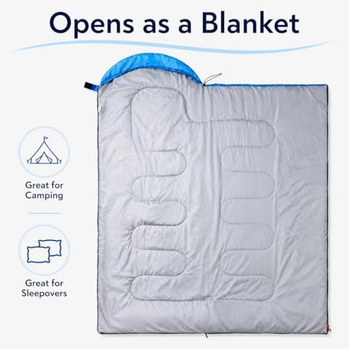 Sleeping Bags for Adults & Kids - Lightweight Camping Sleeping Bag
