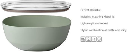 Mepal - Serving bowl with lid Silueta - Dishwasher & microwave resistant -
