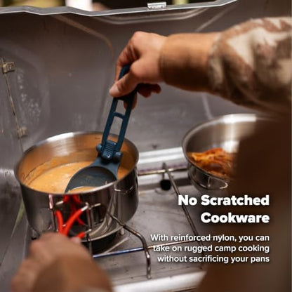 Coghlan’s Folding Camping Cooking Utensils – Compact, Lightweight Spoon, Spatula & Utensil Set – Heat‑Resistant, Durable Nylon Gear for Outdoor Cooking, Hiking & Travel
