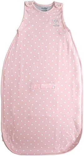 Woolino Merino Wool & Organic Cotton Baby Sleep Sack 2-24 Months – Ultimate 4-Season Baby Sleeping Bag, Universal Size Wearable Blanket, 2-Way Zipper & Adjustable Fit, Year-Round Use - Rose