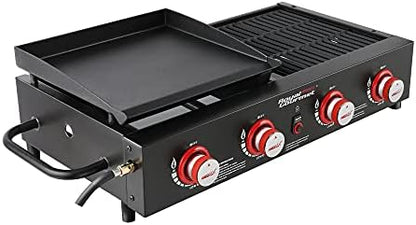 Royal Gourmet GD4002T 4-Burner Tailgater Grill and Griddle Combo
