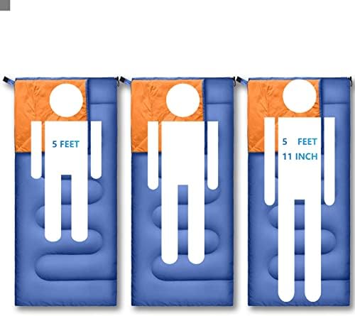 Compact Lightweight Sleeping Bags for Adults, Warm Weather Camping