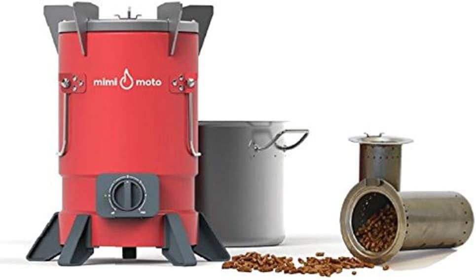 Smokehouse Moto, Ultimate Smokeless Wood-Fired Camping stove for Cooking, Grilling, & Griddling, Perfect for Camping, RVing, & Emergency Preparedness