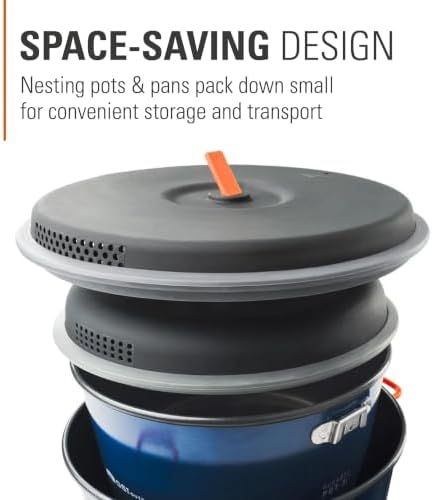 GSI Outdoors Bugaboo Base Camper Cookset, Ceramic, Small to Large