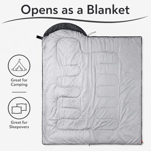 Sleeping Bags for Adults & Kids - Lightweight Camping Sleeping Bag