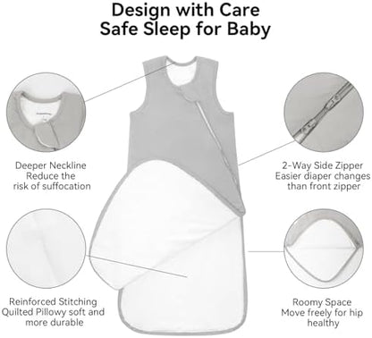 BubblePanda Rayon Made from Bamboo Sleep Sack 12-18 Months 1.0 Tog Baby