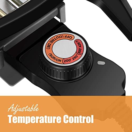 Electric BBQ Grill Techwood 15-Serving Outdoor Electric Grill for Party, Patio & Backyard, Double Layer Design, Portable Removable Stand Grill, 1600W (Countertop Black BBQ Grill)