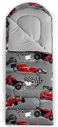 Axolotl Unicorn Sleeping Bag for Kids Boys Girls–Lightweight Warm Cold Weather Sleeping Bags,Waterproof Portable Sleeping Bag with Compression Sack for Camping Backpacking Outdoor Indoor