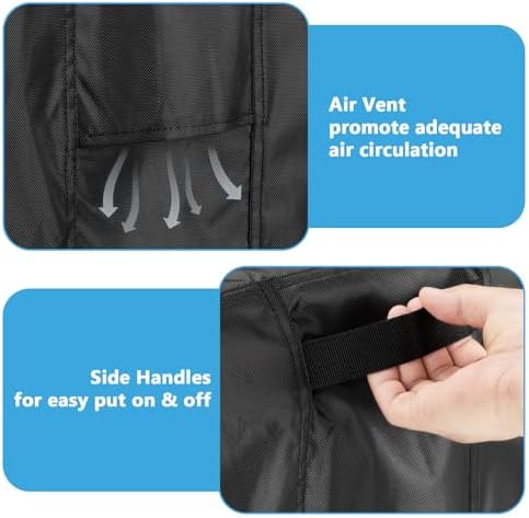 76 in Large Flat Top Grill Cover for Weber for CharBroil 4-6 Burner Griddle