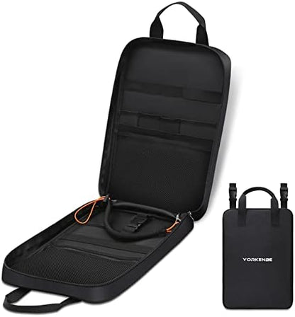 Camp Kitchen Organizer, High Capacity Camping Cooking Utensils Bag, with Hanging Hooks and Paper Towel Holder, Multi-pocket Waterproof Portable Storage for BBQ Outdoor Cooking Essentials