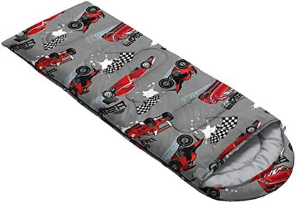 Axolotl Unicorn Sleeping Bag for Kids Boys Girls–Lightweight Warm Cold Weather Sleeping Bags,Waterproof Portable Sleeping Bag with Compression Sack for Camping Backpacking Outdoor Indoor