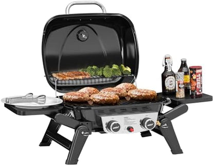 Royal Gourmet GT2005 2-Burner Portable Propane Gas Grill, Black
