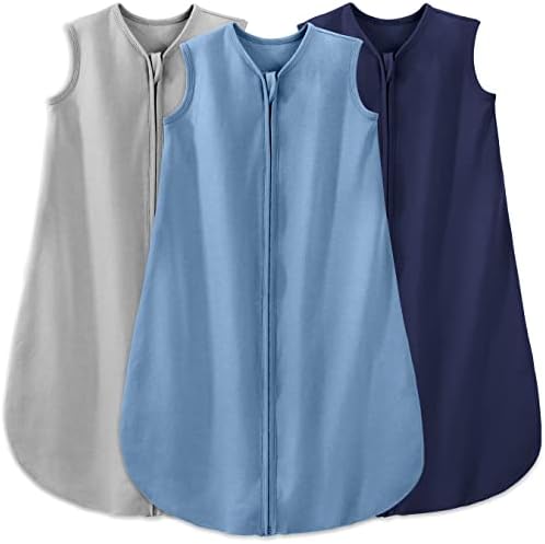 Yoofoss Baby Sleep Sack 12-18 Month 0.5TOG 100% Organic Cotton 2-Way Zipper