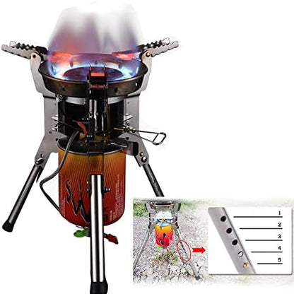 One-piece Camping Gas Stove High Power Portable Foldable Burner Camping Picnic Windproof Stove Backpaking Camp Cooker BRS-69