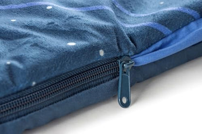 Jay Franco Kids Slumber Bag and Pillow - 54 x 27 Inch Comfy Indoor Sleeping Bag for School and Sleepovers, 2 Piece Set, Blue - Star Wars