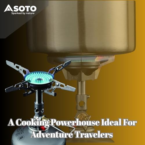 SOTO WindMaster Backpacking Stove with 4Flex, Canister Not Included