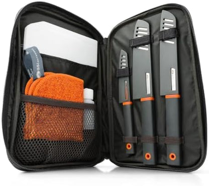 GSI Outdoors Santoku Knife Set, 6 pc Camp Chef Kit with Cutting Board