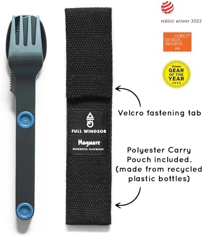 FULL WiNDSOR - MAGWARE Magnetic Travel Camping Cutlery Utensils Set