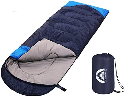 SWTMERRY Sleeping Bag 3 Seasons (Summer, Spring, Fall) Warm & Cool Weather - Lightweight,Waterproof Indoor & Outdoor Use for Kids, Teens & Adults for Hiking and Camping