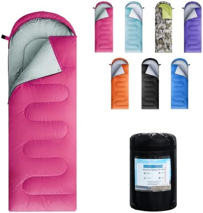 Sleeping Bags for Adults,Kids & Girls,Waterproof,Camping,Hiking