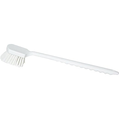 SPARTA 40501EC25 Plastic Large Scrub Brush, Kitchen Brush, Utility Brush With Long Handle For Cleaning, 20 Inches, Tan, (Pack of 6)