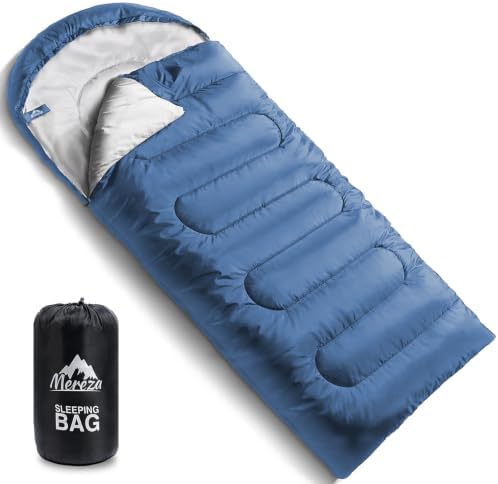 MEREZA Sleeping Bags XL for Adults Mens Large Wide Sleeping Bag for Camping