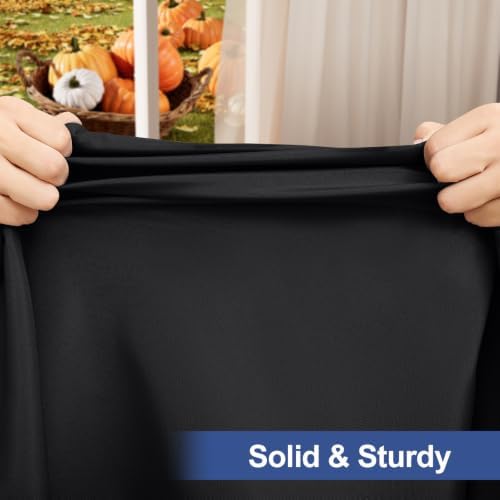 homing Rectangle Table Cloth Cover 5 Foot Black Elastic Fitted Tablecloth