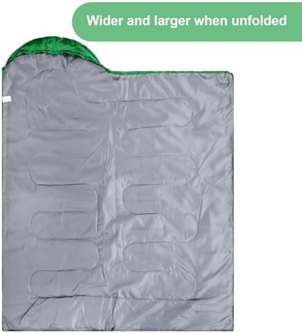 Tudomro 2 Pcs Camping Sleeping Bag for Adults Lightweight Packable Waterproof Camping Gear Equipment to Keep Warm for Outdoor Backpacking Hiking Travel