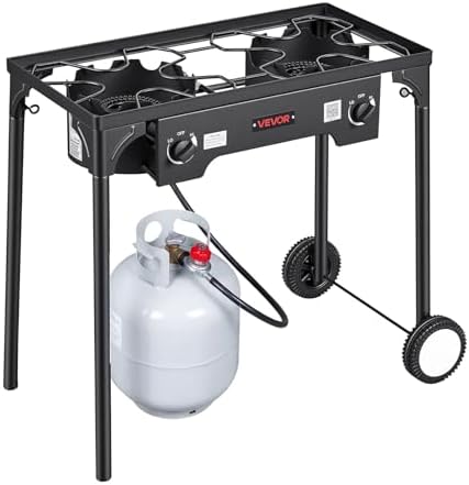 VEVOR Outdoor Propane Gas Stove, Propane LPG Gas Camping Stove,